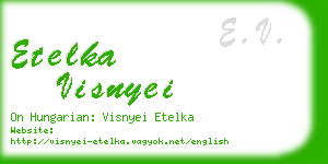 etelka visnyei business card